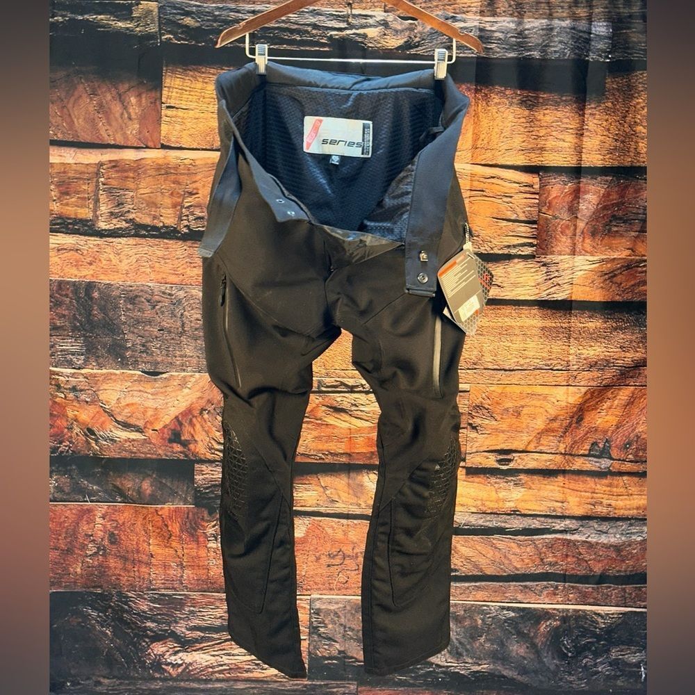 Men's Black Sedici Series Pants - Performance padded motorcycle pants